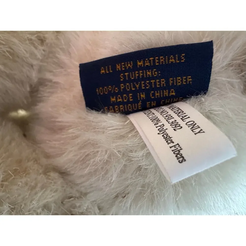 NWT Boyds Head Bean Collection Glacier Polar Bear Plush Style #500065